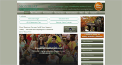 Desktop Screenshot of montreattomorrow.org